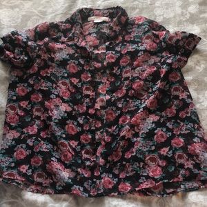 Urban Outfitters Floral button down shirt